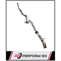 PERFORM-EX 3" STAINLESS STEEL PIPE ONLY TURBO BACK EXHAUST SYSTEM FITS TOYOTA HILUX KUN26R 3.0L 4CYL 2005-2015