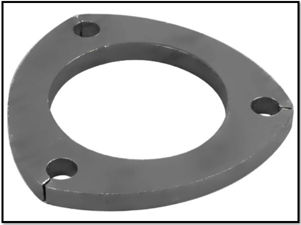 2.5" Exhaust Flange Pipe 2-Bolt Hole Universal Mild Steel – EMUSA FG CBE 250