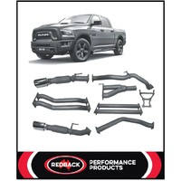 REDBACK 4X4 3" 409 STAINLESS STEEL CAT BACK PIPE ONLY EXHAUST SYSTEM FITS RAM 1500 DS 5.7L V8 1/2017-ON