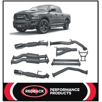 REDBACK 4X4 3" 409 STAINLESS STEEL CAT BACK RESONATOR EXHAUST SYSTEM FITS RAM 1500 DS 5.7L HEMI 1/17-ON