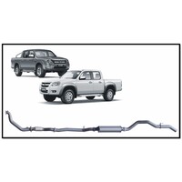 REDBACK 4X4 3" 409 STAINLESS STEEL TURBO BACK NO CAT/MUFFLER EXHAUST SYSTEM FITS MAZDA BT-50 UN 3.0L 11/06-8/11