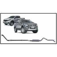 REDBACK 4X4 3" 409 STAINLESS STEEL TURBO BACK CAT/MUFFLER EXHAUST SYSTEM FITS MAZDA BT-50 UP UR 3.2L 2011-2016