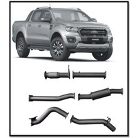 REDBACK 4X4 3" 409 STAINLESS STEEL DPF BACK RESONATOR EXHAUST SYSTEM FITS FORD RANGER PXIII 2.0L YN2S 7/18-ON