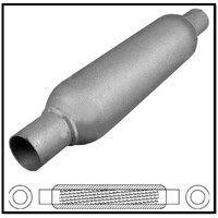 REDBACK LOUVERED HOTDOG 2" 51MM IN/OUT X 9" LONG (HD9200)