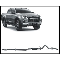 REDBACK 4X4 3" 409 STAINLESS STEEL DPF BACK RESONATOR EXHAUST SYSTEM FITS ISUZU D-MAX RG 3.0L 1/20-ON