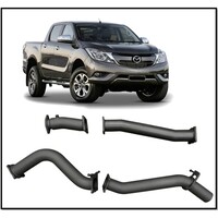 REDBACK 4X4 3" 409 STAINLESS STEEL DPF BACK PIPE ONLY EXHAUST SYSTEM FITS MAZDA BT-50 UR 3.2L 7/16-9/20