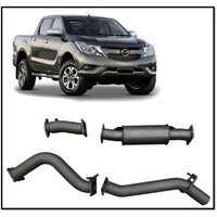 REDBACK 4X4 3" 409 STAINLESS STEEL DPF BACK RESONATOR EXHAUST SYSTEM FITS MAZDA BT-50 UR 3.2L 7/16-9/20