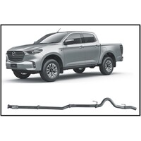 REDBACK 4X4 3" 409 STAINLESS STEEL DPF BACK PIPE ONLY EXHAUST SYSTEM FITS MAZDA BT-50 RG 3.0L 7/20-ON