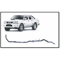 REDBACK 4X4 3" 409 STAINLESS STEEL TURBO BACK CAT/RESONATOR EXHAUST SYSTEM FITS NISSAN NAVARA D22 3.0L ZD30 2001-2006