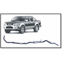 REDBACK 4X4 3" 409 STAINLESS STEEL TURBO BACK CAT/RESONATOR EXHAUST SYSTEM FITS NISSAN NAVARA D22 2.5L YD25 2007-2015