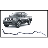 REDBACK 4X4 3" 409 STAINLESS STEEL TURBO BACK CAT/PIPE ONLY EXHAUST SYSTEM FITS NISSAN NAVARA D40 2.5L YD25 2007-2015 (MANUAL ONLY)
