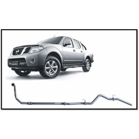 REDBACK 4X4 3" 409 STAINLESS STEEL TURBO BACK CAT/PIPE ONLY EXHAUST SYSTEM FITS NISSAN NAVARA D40 3.0L V9X V6 2011-2014