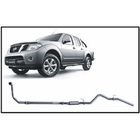 REDBACK 4X4 3" 409 STAINLESS STEEL TURBO BACK CAT/RESONATOR EXHAUST SYSTEM FITS NISSAN NAVARA D40 3.0L V9X V6 2011-2014