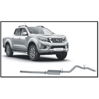 REDBACK 4X4 3" 409 STAINLESS STEEL DPF BACK NO CAT/MUFFLER EXHAUST SYSTEM FITS NISSAN NAVARA D23 NP300 2.3L YS23DDTT 2015-ON