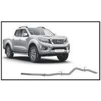 REDBACK 4X4 3" 409 STAINLESS STEEL DPF BACK PIPE ONLY EXHAUST SYSTEM FITS NISSAN NAVARA D23 NP300 2.3L YS23DDTT 2015-ON