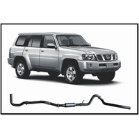 REDBACK 4X4 3" 409 STAINLESS STEEL DUMP PIPE BACK RESONATOR EXHAUST SYSTEM FITS NISSAN PATROL Y61 GU 4.2L TD42-T 1999-2006