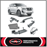 REDBACK 4X4 3" 409 STAINLESS STEEL CAT BACK MUFFLER EXHAUST SYSTEM FITS NISSAN PATROL Y62 5.6L V8 2012-ON