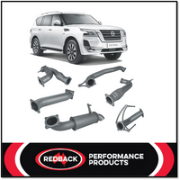 REDBACK 4X4 3" 409 STAINLESS STEEL CAT BACK PIPE ONLY EXHAUST SYSTEM FITS NISSAN PATROL Y62 5.6L V8 2012-ON