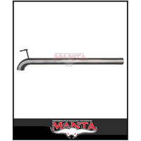 MANTA 3" MUFFLER DELETE PIPE FITS FORD RANGER NEXT GEN 3.0L V6 2022-ON
