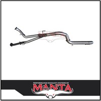 MANTA STAINLESS STEEL 3" TWIN INTO 4" DPF BACK EXHAUST FITS TOYOTA LANDCRUISER VDJ200R 2015-2021