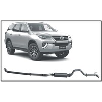 REDBACK 4X4 3" 409 STAINLESS STEEL DPF BACK MUFFLER EXHAUST SYSTEM FITS TOYOTA FORTUNER GUN156R 2015-ON