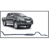 REDBACK 4X4 3" 409 STAINLESS STEEL TURBO BACK CAT/MUFFLER EXHAUST SYSTEM FITS TOYOTA HILUX KUN26R 2005-2015