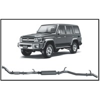 REDBACK 4X4 3" 409 STAINLESS STEEL TURBO BACK CAT/MUFFLER EXHAUST SYSTEM FITS TOYOTA LANDCRUISER VDJ76R 07-16 WAGON