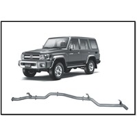 REDBACK 4X4 3" STAINLESS STEEL DPF BACK PIPE ONLY EXHAUST FITS TOYOTA LANDCRUISER VDJ76R 2016-ON
