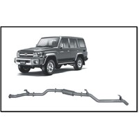 REDBACK 4X4 3" STAINLESS STEEL DPF BACK RESONATOR EXHAUST FITS TOYOTA LANDCRUISER VDJ76R 2016-ON