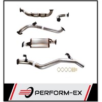 PERFORM-EX 3" STAINLESS STEEL CAT/MUFFLER TURBO BACK EXHAUST SYSTEM FITS TOYOTA LANDCRUISER VDJ79R SINGLE CAB 2007-2016