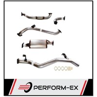 PERFORM-EX 3" STAINLESS STEEL NO CAT/MUFFLER TURBO BACK EXHAUST SYSTEM FITS TOYOTA LANDCRUISER VDJ79R SINGLE CAB 2007-2016