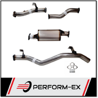 PERFORM-EX 3" STAINLESS STEEL DPF BACK WITH MUFFLER EXHAUST SYSTEM FITS TOYOTA LANDCRUISER VDJ79R SINGLE & DUAL CAB UTE 4.5L V8 2016-ON