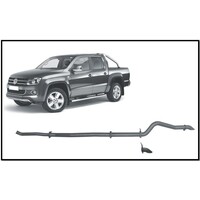 REDBACK 4X4 3" 409 STAINLESS STEEL DPF BACK PIPE ONLY EXHAUST SYSTEM FITS VOLKSWAGEN AMAROK 2H 2.0L 4CYL BI-TURBO 2012-ON