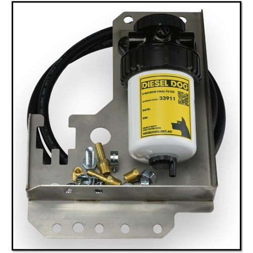 DIESEL DOG SECONDARY FUEL FILTER KIT FITS TOYOTA HILUX KUN26R 3.0L 1KD-FTV (70001)