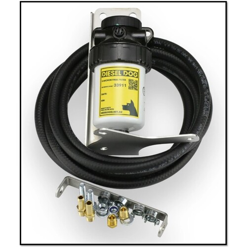 DIESEL DOG SECONDARY FUEL FILTER KIT FITS TOYOTA LANDCRUISER VDJ78R 4.5L V8 (70002)