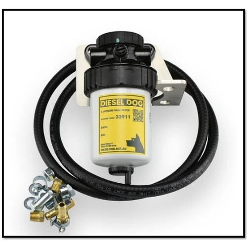DIESEL DOG SECONDARY FUEL FILTER KIT FITS TOYOTA LANDCRUISER VDJ200R 4.5L 1VD-FTV (70003)