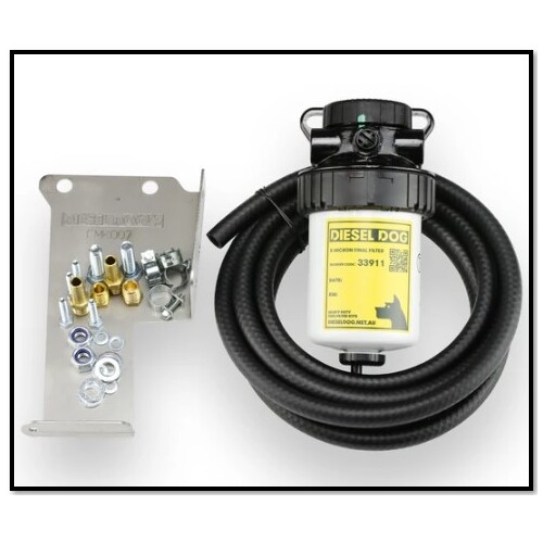 DIESEL DOG SECONDARY FUEL FILTER KIT FITS NISSAN NAVARA D40 2.5L YD25 2005-2015 (70007)