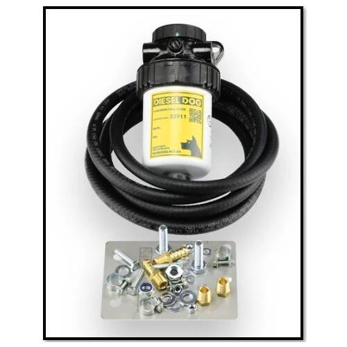 DIESEL DOG SECONDARY FUEL FILTER KIT FITS NISSAN PATROL Y61 GU 3.0L 2007-2016 (70009)