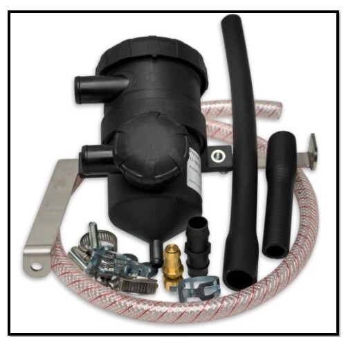 DIESEL DOG PROVENT CATCH CAN KIT FITS TOYOTA HILUX GUN126R 2.8L 2015-ON (80020)