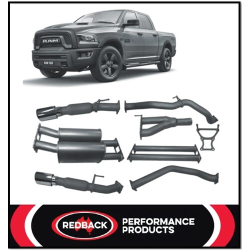 REDBACK 4X4 3" 409 STAINLESS STEEL CAT BACK MUFFLER EXHAUST SYSTEM FITS RAM 1500 DS 5.7L V8 1/2017-ON