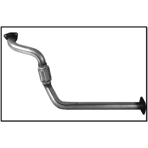 ENGINE PIPE WITH FLEX FITS TOYOTA LANDCRUISER HZJ78R 4.2L 1HZ 8/1999-12/2006