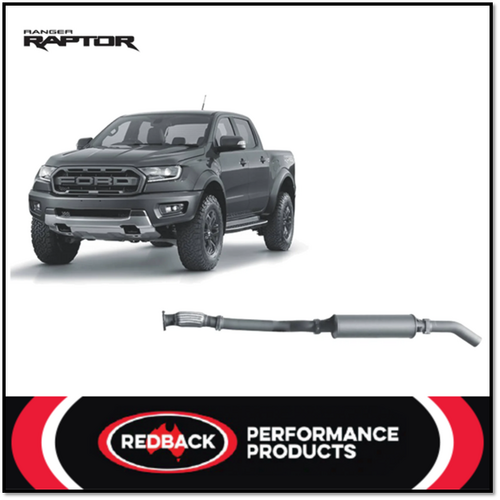 REDBACK 4X4 3" 409 STAINLESS STEEL DPF BACK MUFFLER EXHAUST SYSTEM FITS FORD RANGER RAPTOR PXIII 2.0L 7/18-ON
