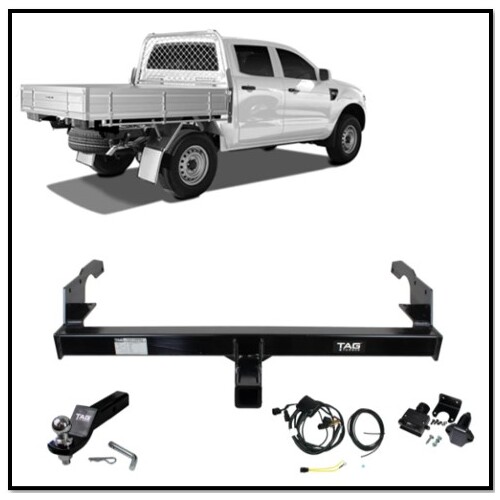 TAG TOWBAR KIT (3500KG) FITS FORD RANGER PXI PXII PXIII 1/2011-ON (TRAYBACK MODELS)