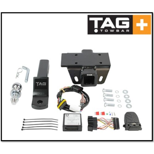 TAG TOWBAR KIT (3500KG) FITS VOLKSWAGEN AMAROK 2H ALL MODELS WITH REAR BUMPER/STEP 2/2011-ON