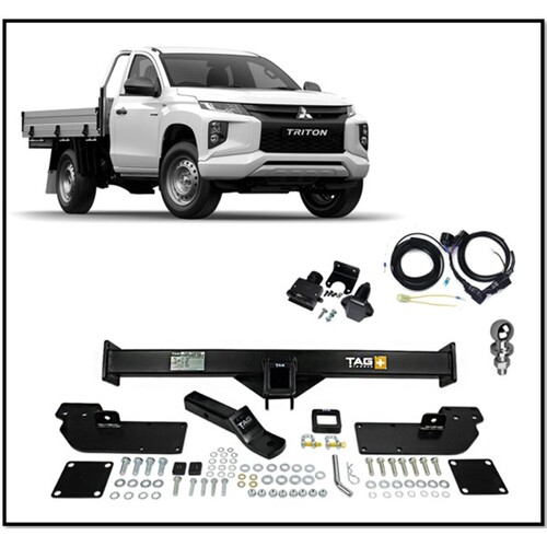 TAG+ TOWBAR KIT (3100KG) FITS MITSUBISHI TRITON MR 11/2018-ON MODELS WITHOUT REAR BUMPER/STEP