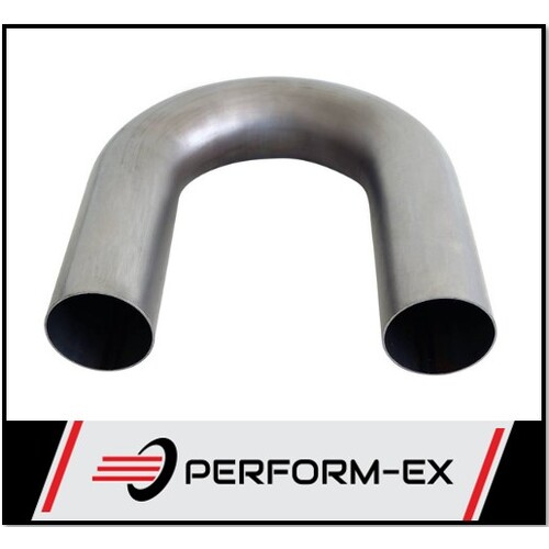 Exhaust mandrel bend 1.25 inch 32mm 180 degree bend stainless steel 