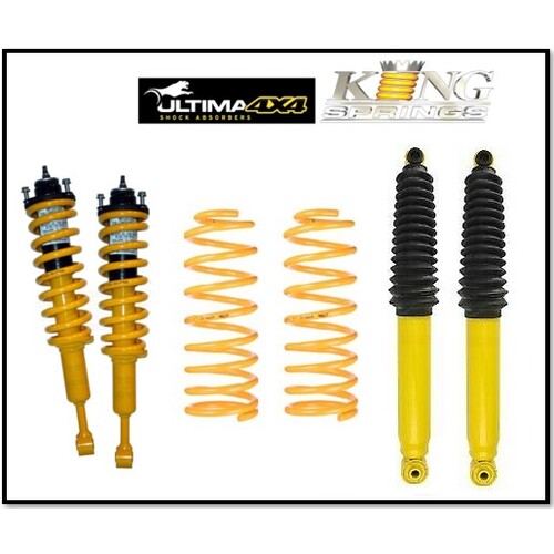 FRONT PREASSEMBLED STRUT & COIL (50 - 100kg) / REAR COIL SPRINGS (0 - 100kg)
