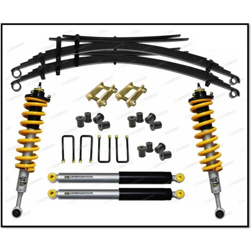 RAW 4X4 PREDATOR SUSPENSION 50MM LIFT KIT FITS FORD RANGER PXI PXII 2011-2018 (RNGR-018PR)