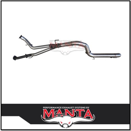 MANTA STAINLESS STEEL 3" TWIN INTO 4" DPF BACK EXHAUST FITS TOYOTA LANDCRUISER VDJ200R 2015-2021